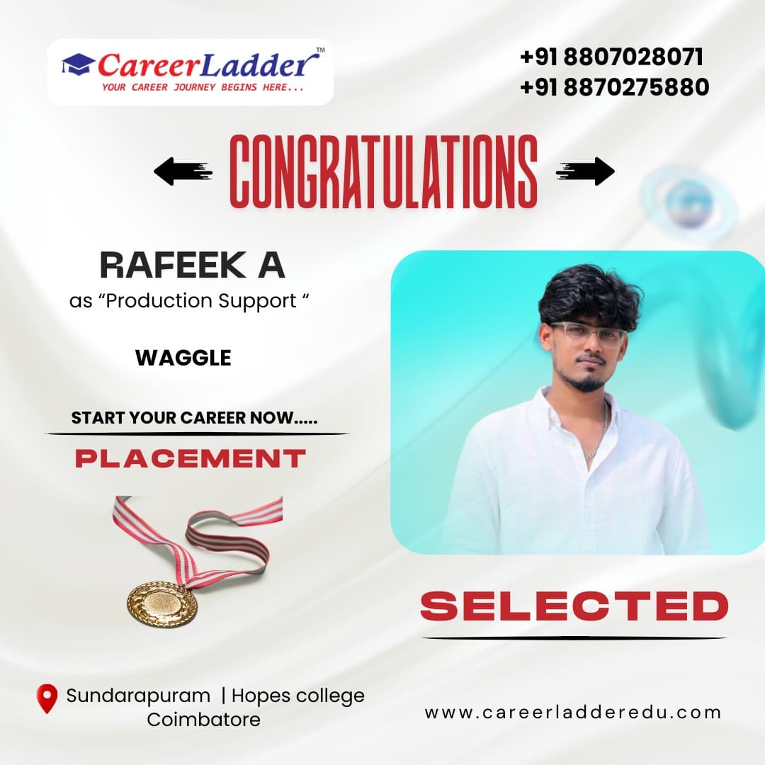 Newly Placed Student 1