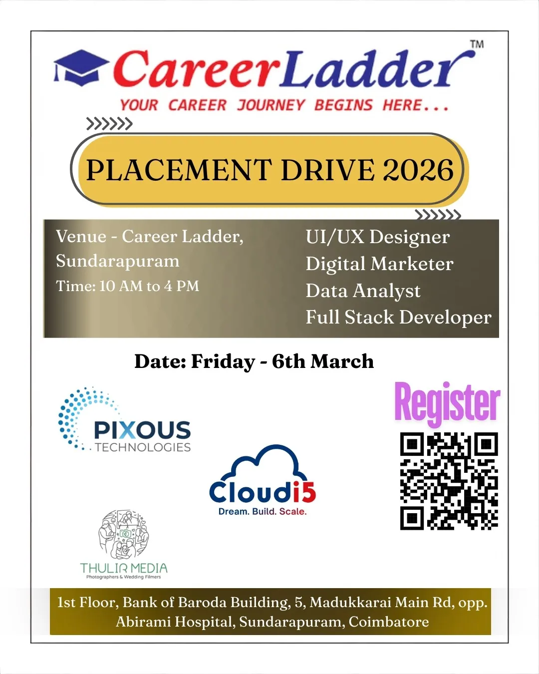 Placement Drive 2026 Poster