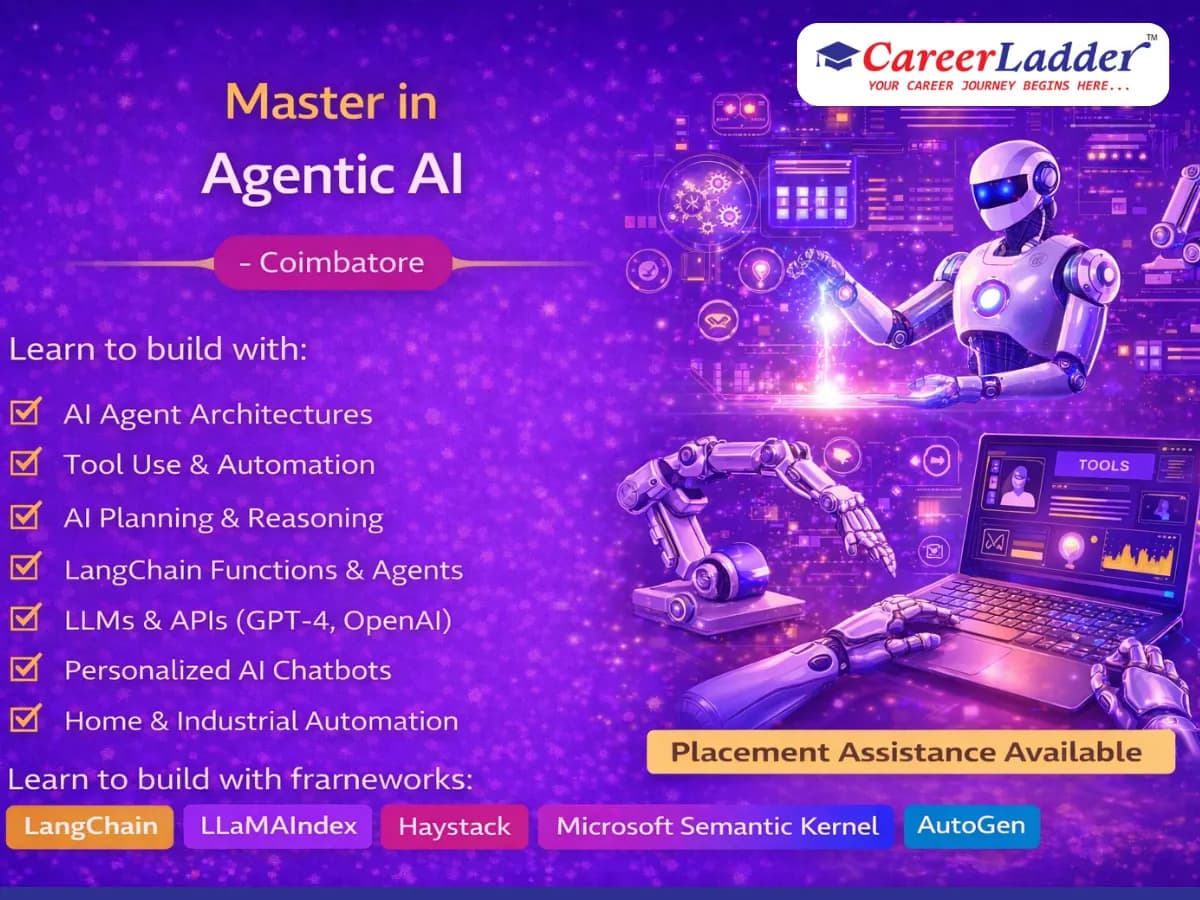 Agentic AI & AI Agents training in Coimbatore