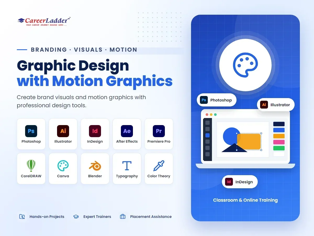 Graphic Design with Motion Graphics course at CareerLadder