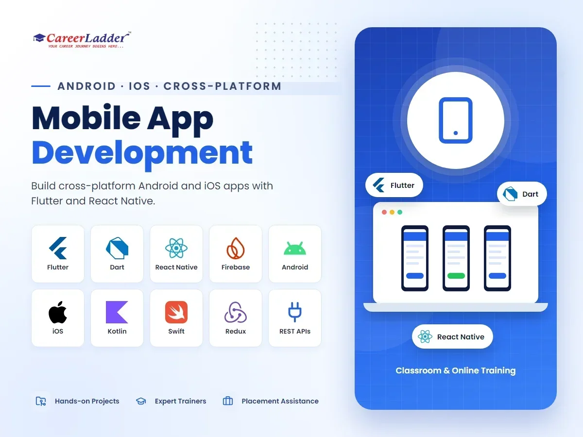 Mobile App Development course at CareerLadder